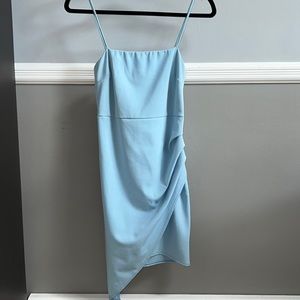 WORN ONCE:  Dress (light blue)  Size:  M